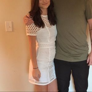 H&M white dress size 2